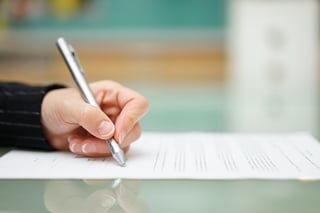 person signing document for settlement