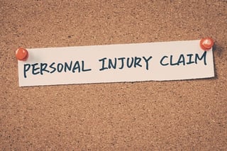 personal injury claim sign