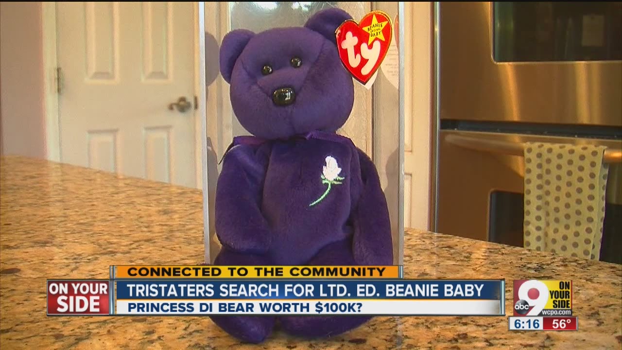 most valuable princess diana beanie baby